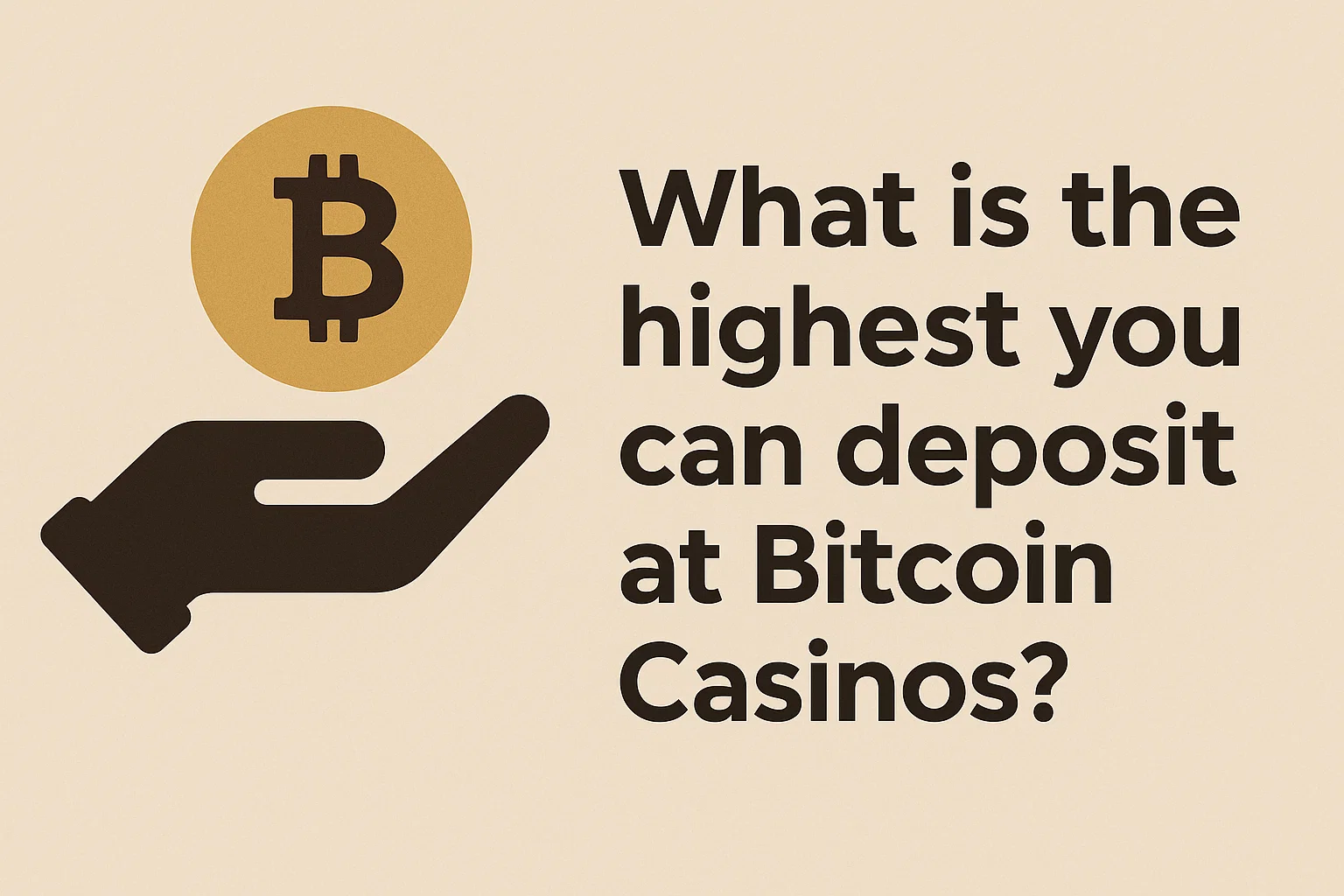 What is the highest you can deposit at Bitcoin Casinos?